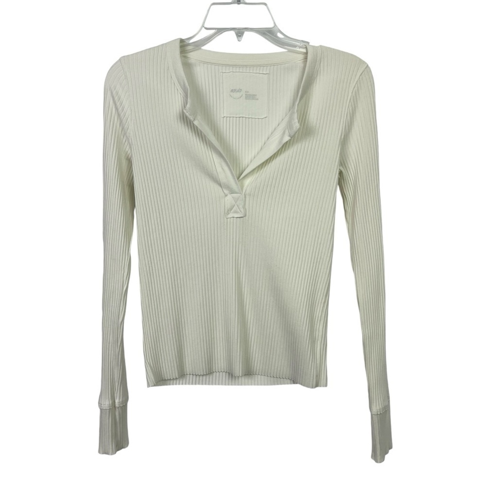 Aerie/Kenar Women’s Pullover Knit Tops Sz Small Ivory Color Lot/2 Pullover - Picture 2 of 16
